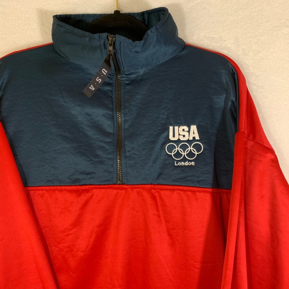 US Olympic Committee USA London 1/4 Zip Sweater